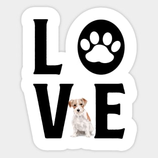 Dog Love - Jack Russell Sticker